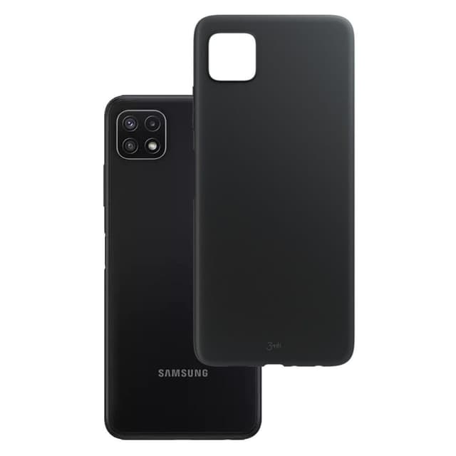 3MK Matt fodral, Samsung, till Galaxy A22 4G, svart