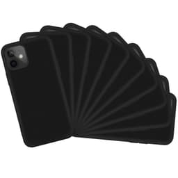 Slank deksel Svart iPhone 12 Mini 10-pakning