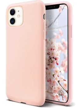 iPhone 11 skal Liquid Silicone Ljusrosa