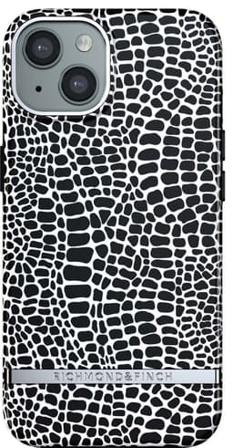 R&F iPhone 13 suojakuori (Black Croc)