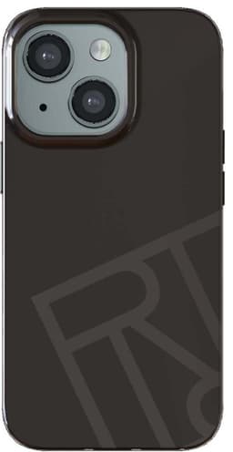 R&F Logo telefondeksel til iPhone 13 (sort)