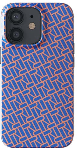 R&F iPhone 12/12 Pro suojakuori (sininen aprikoosi)