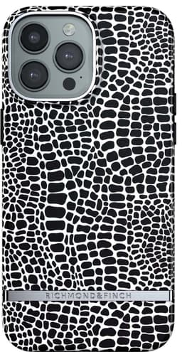 R&F iPhone 13 Pro Max suojakuori (Black Croc)