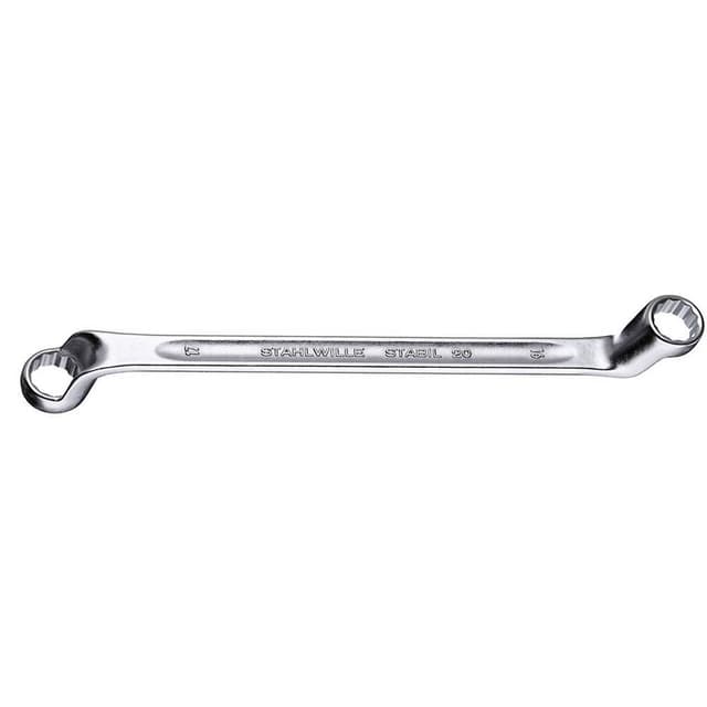 Dubbel ringnyckel 17 - 19 mm DIN 838, DIN ISO 10104