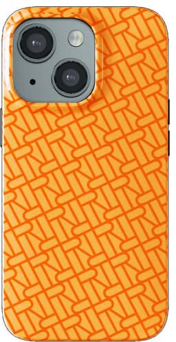 R&F iPhone 13 suojakuori (tangeriini)