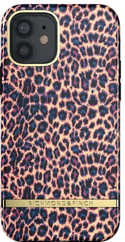 R&F iPhone 12/12 Pro suojakuori (aprikoosi leopardi)