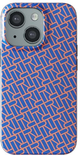 R&F iPhone 13 suojakuori (sininen aprikoosi)