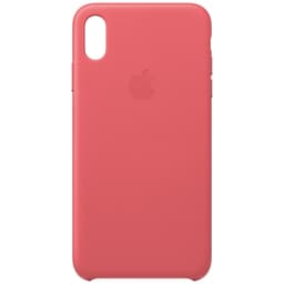 iPhone Xs Max läderfodral (rosa)