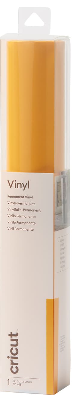 Cricut Permanent Premium Vinyl rulla (maissinkeltainen)