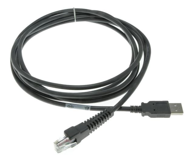 Motorola Symbol USB-kaapeli, 1xUSB Type A ha, 1xRJ45 ha, musta