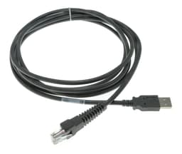 Motorola Symbol USB-kabel, 1xUSB Typ A ha, 1xRJ45 ha, svart