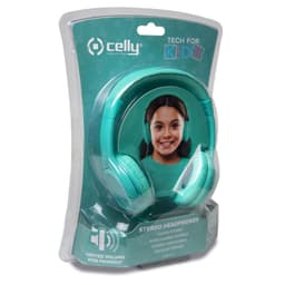 KidsBeat Hörlurar max 85dB Tiffanyblå