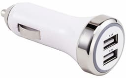 Dobbelt USB-oplader til bilen