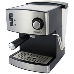 Mesko Espressomaskin MS 4403 Pumpetrykk 15 bar, Innebygd melkeskummer, Halvautomatisk, 850 W, Rustfritt stål/Svart