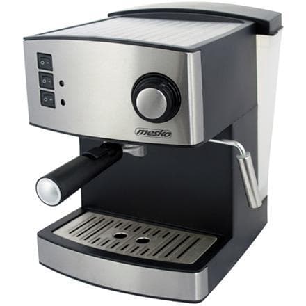Mesko Espressomaskin MS 4403 Pumptryck 15 bar, Inbyggd mjölkskummare,