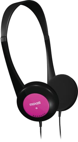 Maxell Kids -hovedtelefoner, hovedtelefoner til børn, kontrolleret lydstyrke, pink