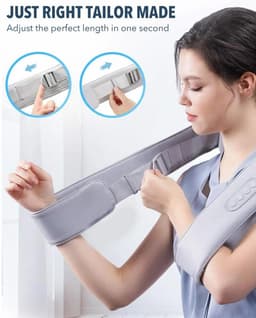 Naipo oCuddle-P1 Shoulder & Neck Massager oCuddle Plus Heat-funksjon, grå