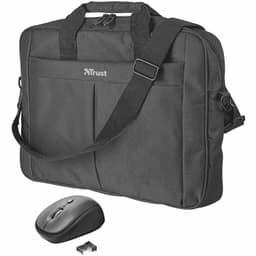 Primo Laptop Taske 16" med trådløs mus Sort