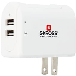 USB-laddare 2-port 3,4A US/JP