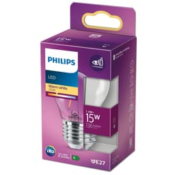 LED E27 Klot 15W Klar Dimbar 136lm