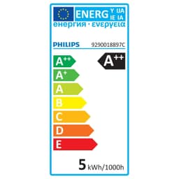 3-pak LED E14 Kron Klar 40W 470lm Varm hvit