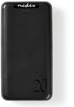 Strømbank | 20 000 mAh | 3x Utgang 3,0 / 2,1 / 1,0 A |USB-Câ„¢ / Mikro USB-Inngang