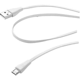 Cellularline Ladd- och datakabel MicroUSB 1m, Vit