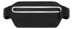 STREETZ Sport waist bag, reflective, fits most mobile phones, black