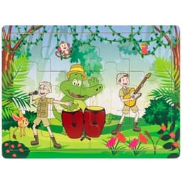 Arne Alligator - Puslespill, 12 brikker, 3-6 år
