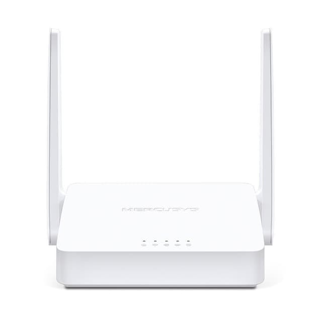 Mercusys Wireless N ADSL2+ modemrouter MW300D 802.11n, 300 Mbit/s, 10/100 Mbit/s, Ethernet LAN (RJ-45) porte 3, Antennetype 2 × Ekstern, Hvid
