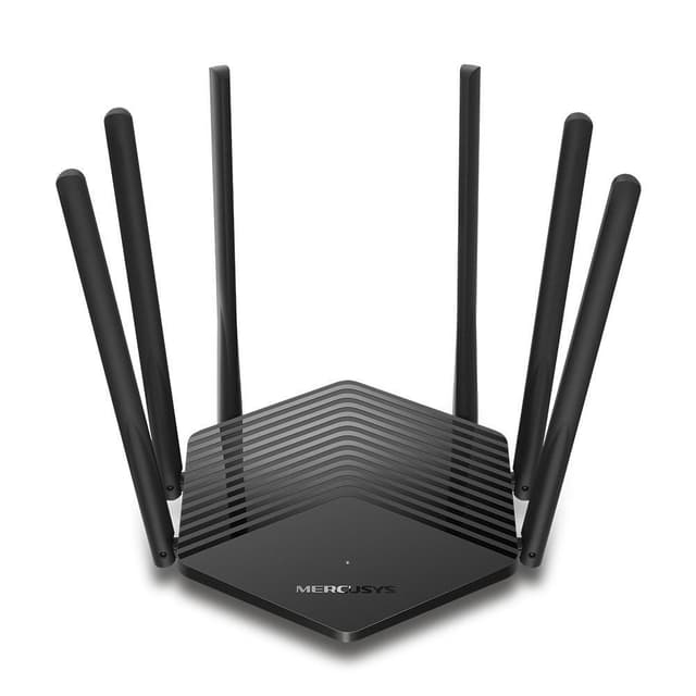 Mercusys Dual-Band Router MR50G 802.11ac, 600+1300 Mbit/s, 10/100/1000 Mbit/s, Ethernet LAN (RJ-45) porte 2, MU-MiMO Ja, Antennetype 6xFixed, Sort