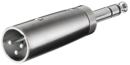Goobay XLR-adapter, AUX-jack 6,35 mm stereo-plugg till XLR-plugg