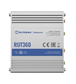 Teltonika Industrial Cellular Router RUT360 LTE CAT6 1 x LAN-porter, 10/100 Mbps, samsvar med IEEE 802.3, IEEE 802.3u-standarder, støtter automatisk MDI/MDIX crossover Mbit/s, Ethernet LAN (RJ-45) port