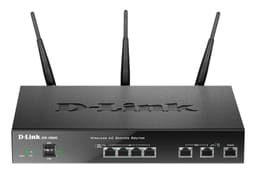 D-LINK DSR-1000AC, Trådløs ruter med VPN, 802.11ac, svart