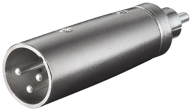 Goobay XLR-adapter  RCA hann til XLR hann