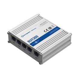 Teltonika RUT300 Ethernet Router Teltonika Industrial Ethernet Router RUT300 Ingen Wi-Fi, 10/100 Mbps Mbit/s, Ethernet LAN (RJ-45) porter 5, Mesh Support No, MU-MiMO No, 1xUSB A port for eksterne enheter