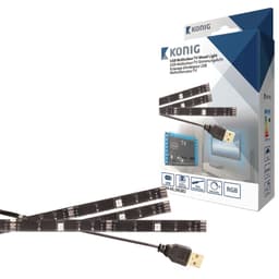 König multifarvet LED-lys