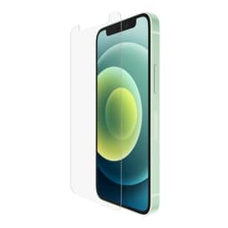Belkin ScreenForce antimikrobiell skjermbeskytter til iPhone 12 mini, herdet glass, gjennomsiktig