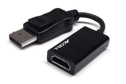 ACCELL aktiv DisplayPort til HDMI-adapter, støtter 4K ved 60Hz, svart