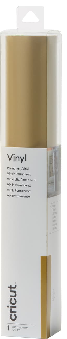 Cricut Premium Vinyl Permanent rull (gull)