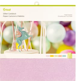 Cricut Glitter hobbypapir 30 x 30 cm (10-pk)