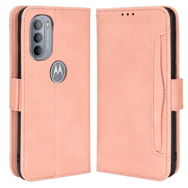 SKALO Moto G31 / G41 6-RUM Pungetaske - Pink