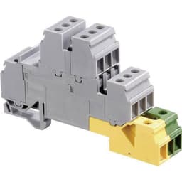 ABB 1SNA 110 328 R0200 Installationsplint 17.8 mm Skruv Beläggning: Terre, L Grå, Grön, Gul 1 st