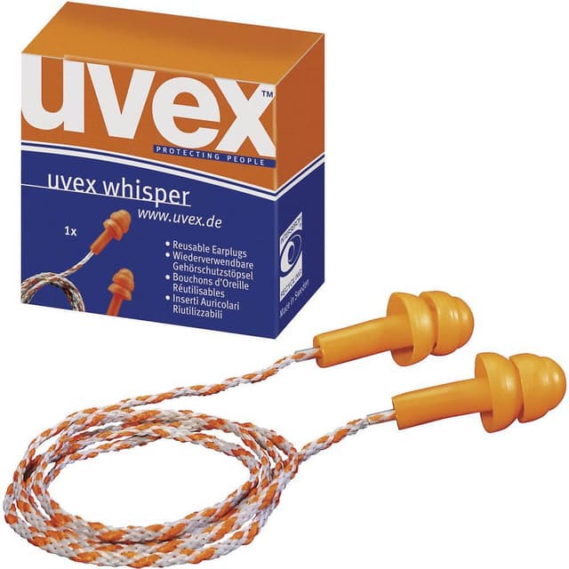 Hörselproppar 23 dB Återanvändbara uvex whisper 2111201