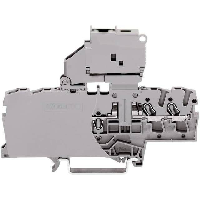 WAGO 2002-1811 Fused Terminal For G-fuse Inserts 0.25 - 2.5 mm² Grey