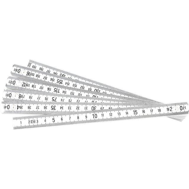 Brüder Mannesmann M 810-PVC-2 Målestok 2 m Plastic
