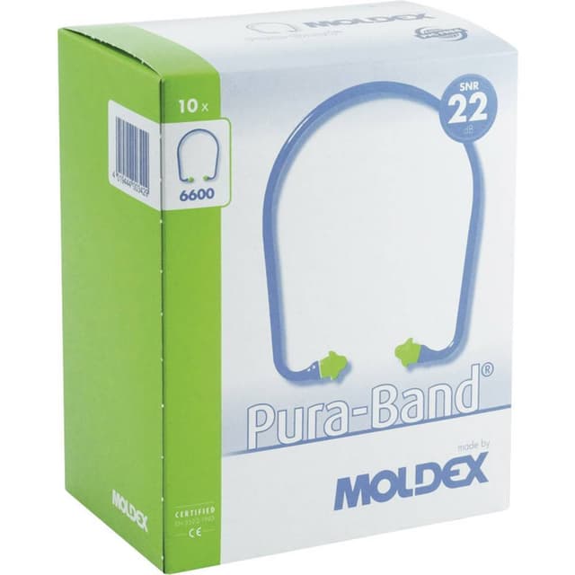 Bygelhörselskydd 22 dB Moldex PURA-BAND 660001 1 st