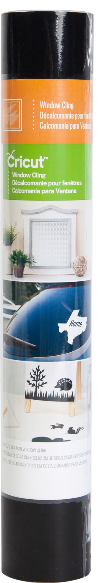 Cricut Window Cling 30,5x122 cm (frostet sort)