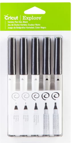 Cricut assorterte permanente penner 5-pk (sort)