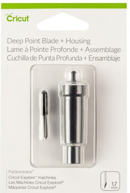 Cricut Explore/Maker Deep Point blad og adapter